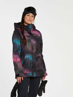 钻石VOLCOM PINE 2L TDS INF JACKET女款保暖压缩羽绒保暖滑雪服