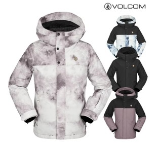 钻石22—23VOLCOM KIDS SASS'N'FRASS INS JACKET新款女童滑雪服