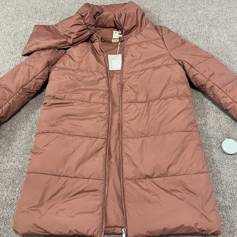 欧单 女生秋冬 橡皮粉中长款棉服外套,女装/女士精品,短外套,淘宝优惠券,粉丝福利购,淘宝优惠卷