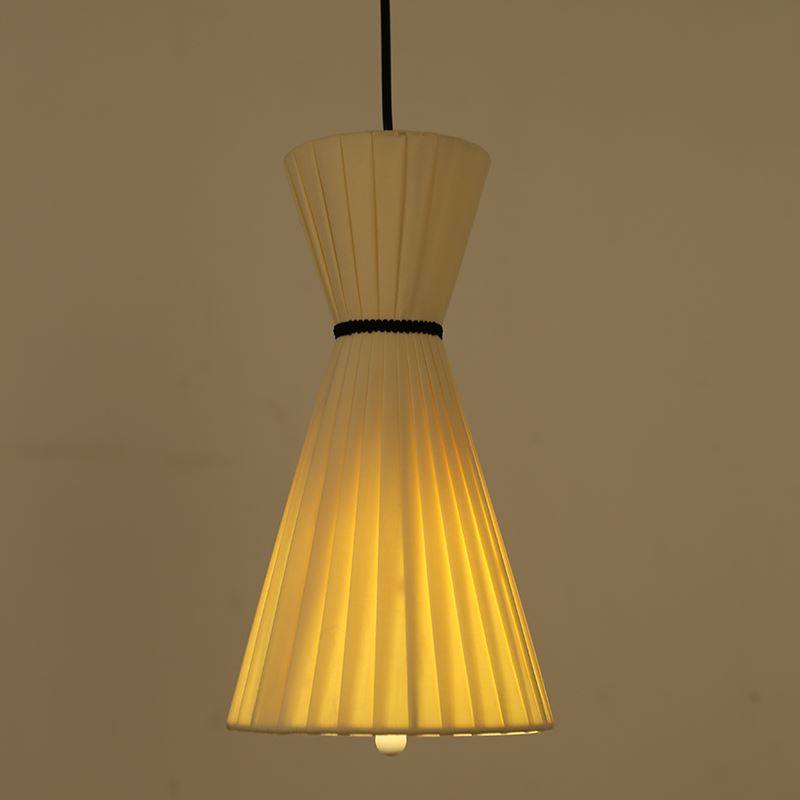 新中式简约布艺吊灯 样榜房创意吊灯 装饰布艺吊灯别墅卧室吊灯