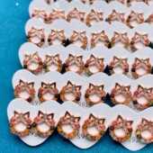 925银高级感可爱气质蝴蝶结天然碧玺耳钉耳饰防过敏气质百搭饰品