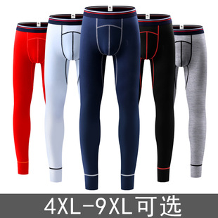 男秋裤 300斤肥佬衬裤 加肥加大纯棉中厚款 胖子秋冬保暖裤 线裤 大码