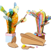 春天立体大树手工diy美术材料包制作幼儿园植树节地球日粘贴画