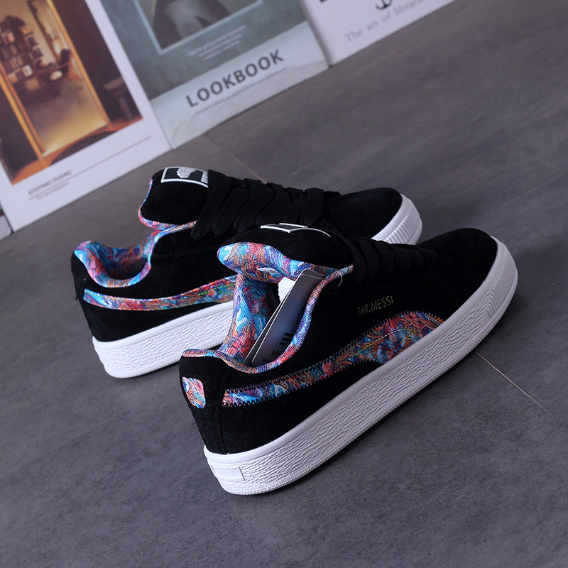 MR.MESSI品牌加厚鞋舌情侣款板鞋