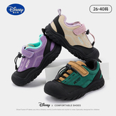 二棉鞋 迪士尼儿童户外鞋 子 男童登山鞋 加厚女童运动鞋 加绒冬季 新款