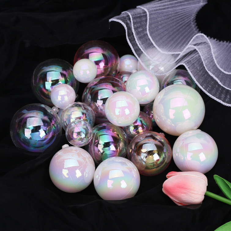 许愿球装扮粉色幻彩透明泡泡球