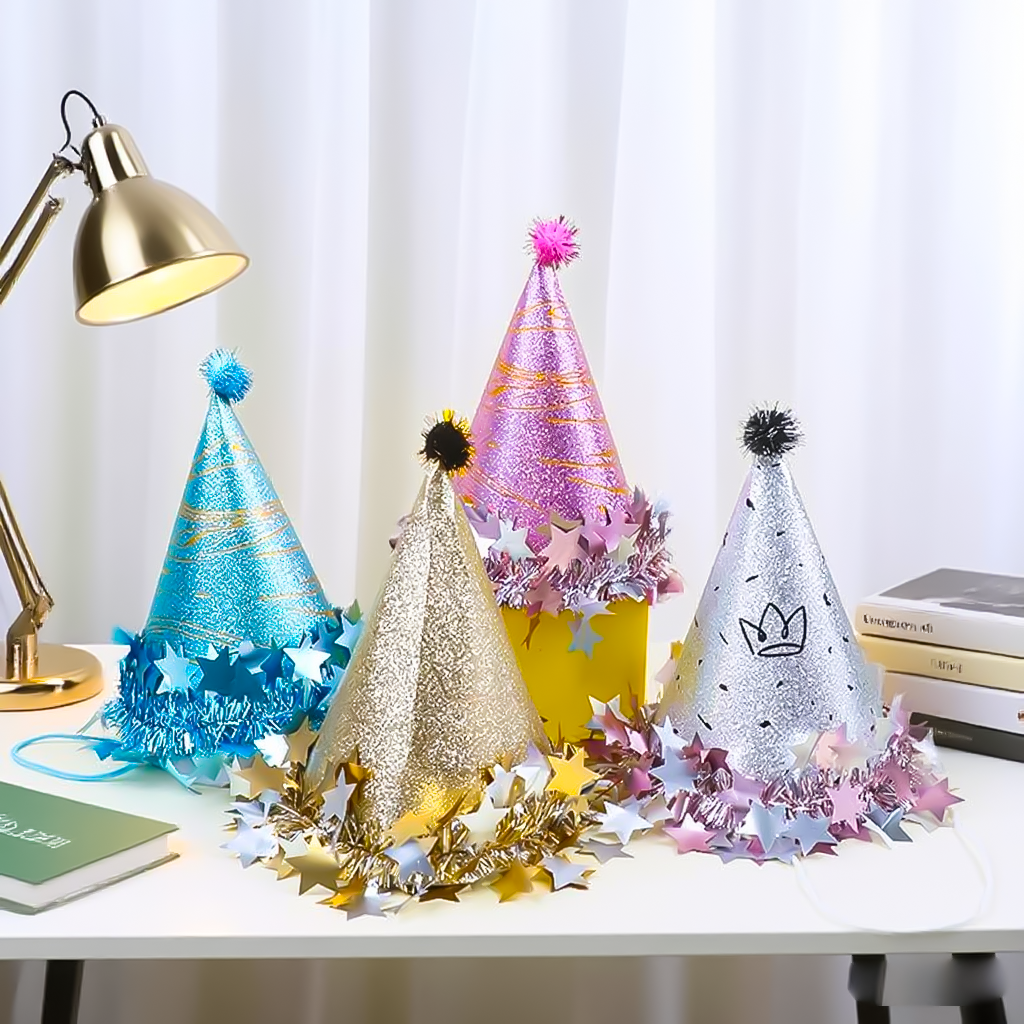 网红款成人儿童皇冠生日帽