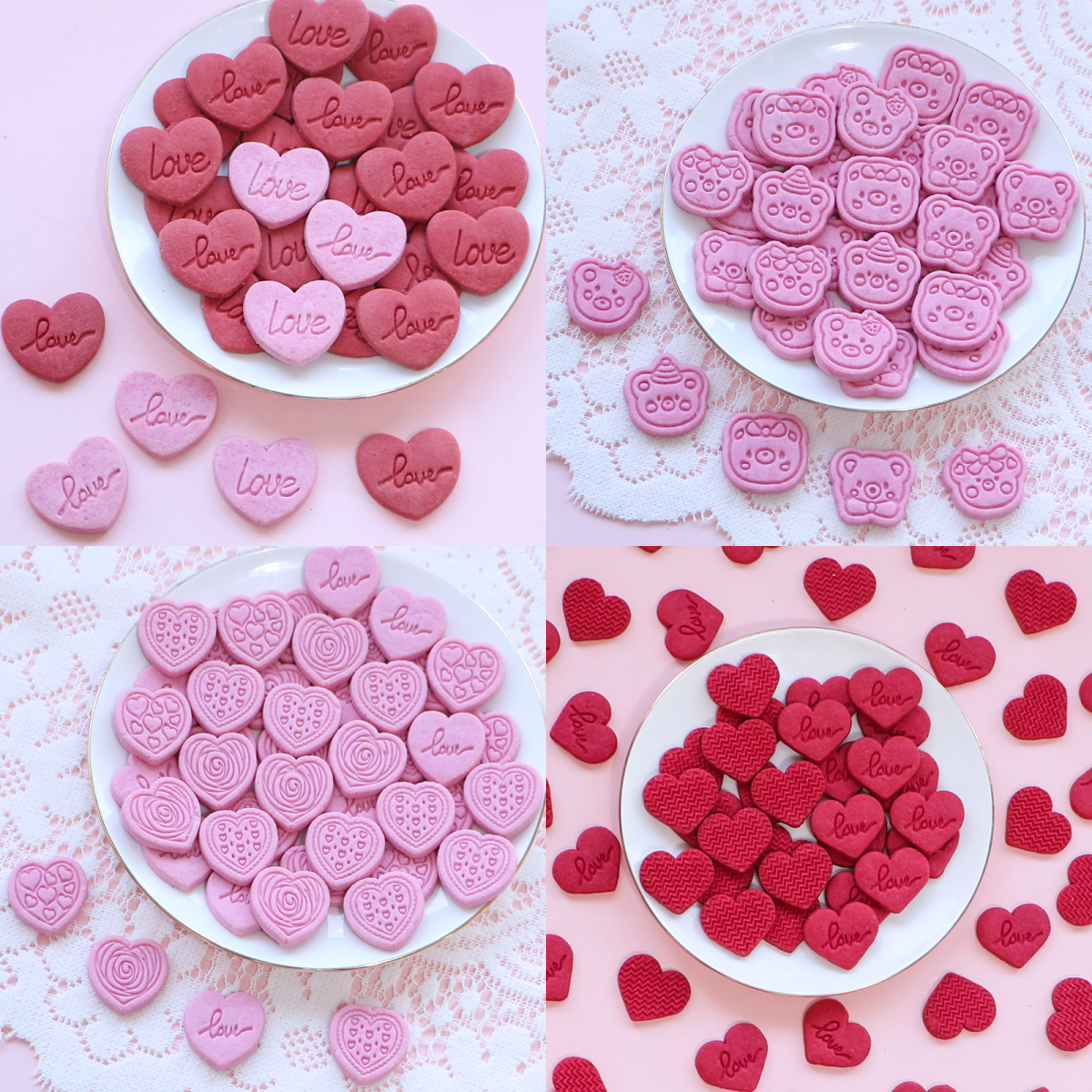 蛋糕装饰造型创意love爱心饼干纸杯甜品插件生日情人节烘焙装扮