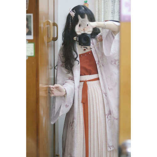 七彩天丝长干丝宋制汉服百迭裙