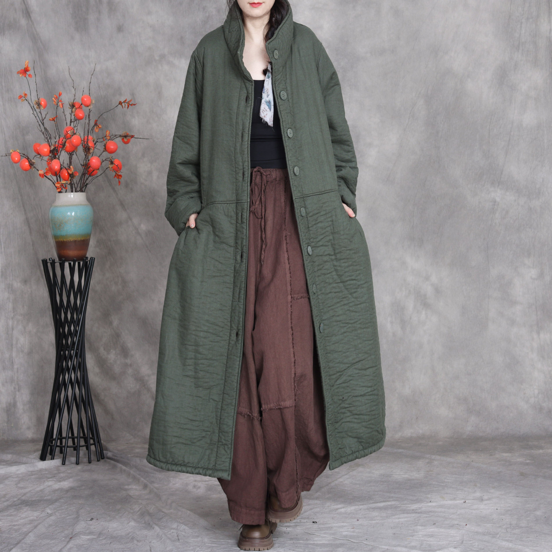 2025冬新款大码宽松加厚加绒棉衣