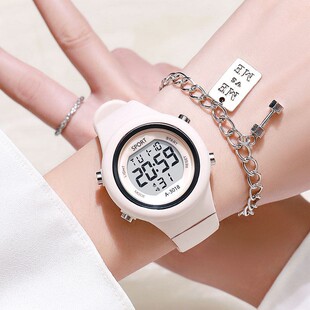 独角兽儿童手表女孩小学生气质百搭潮流中学生多功能夜光电子表男