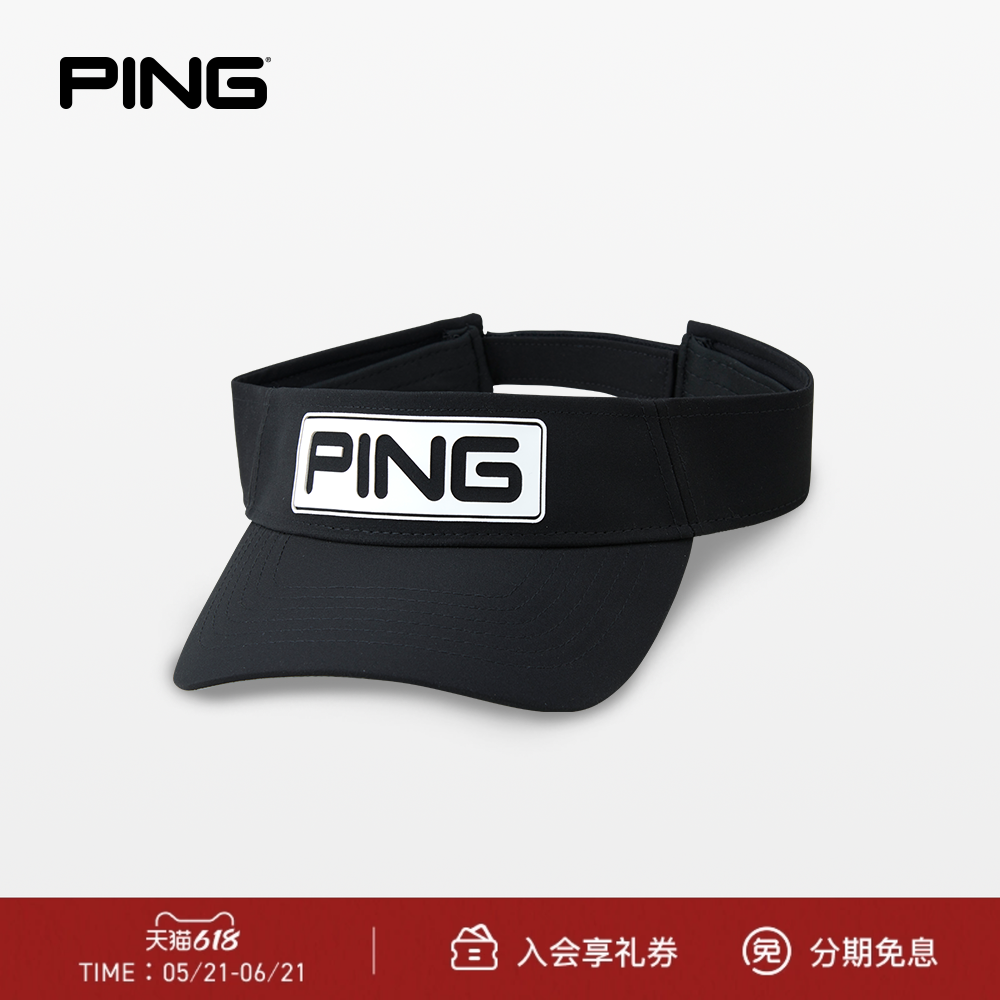 PING【官方正品】高尔夫球帽日系高尔夫夹帽防晒无顶帽子