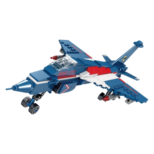 歼教9拼装模型轰炸机歼15歼31战机武直19空警600军事系列玩具积木