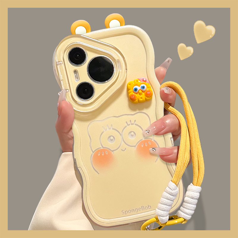 适用华为挂绳派大星公仔双支架壳