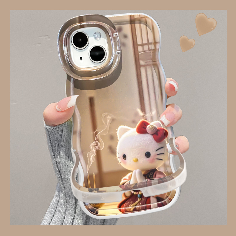 适用OPPOHelloKitty双支架手机壳