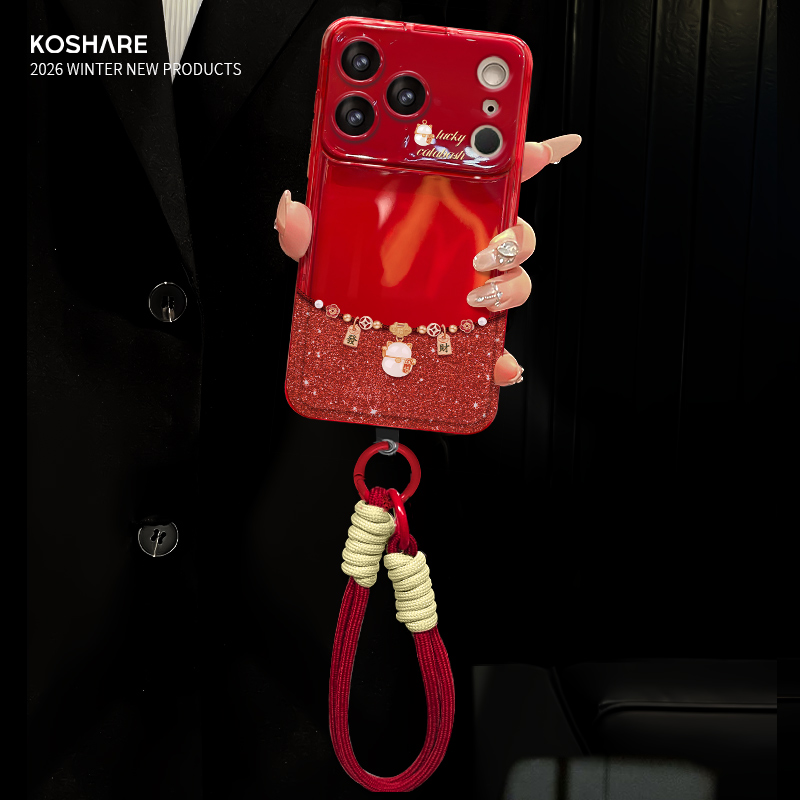 适用红米招财猫大视窗手机壳