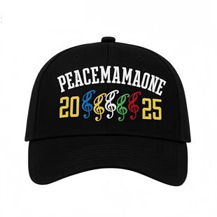 Cortis马丁同款 Peaceminusone联名MAMA限定GD鸭舌帽音乐刺绣休闲