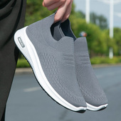 男士 新款 休闲单鞋 一脚蹬中老年爸爸鞋 百搭简约 鞋 大码 子男2024秋季