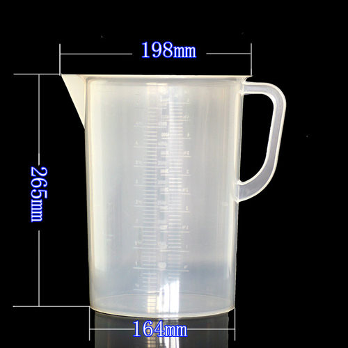 2个包邮5000ml塑料称刻度量筒