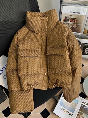 羽绒棉短裤时尚休闲宽松棉服