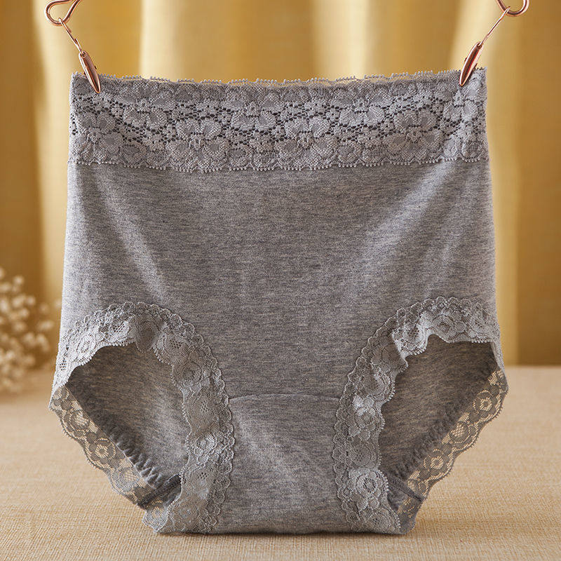 高腰纯棉内裤女士收腹包臀无痕性感蕾丝女士舒适短裤全棉底裆大码,女士内衣/男士内衣/家居服,女三角裤,淘宝优惠券,粉丝福利购,淘宝优惠卷