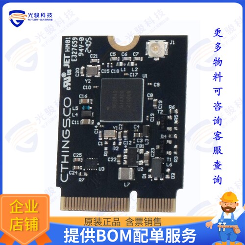 CTCC-NRF52-SM2-SWWP2453 射频元件Wirepas 5.3 M.2 Key-E card