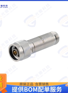 PE7448-30 射频元件30dB DC Bias Attenuator, N Male