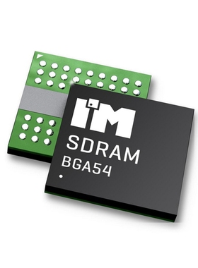 IM1216SDBABG-6I存储芯片SDRAM, 128MB, 3.3V, 8MX16, 166MH