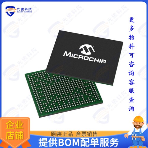SAMA7G54D2G-I/4UB集成电路CORTEX-A7 MPU, 2GBIT DDR3, BGA,I
