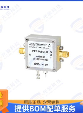PE15A86002 射频元件14 dBm P1dB, DC to 17 MHz, DC Co