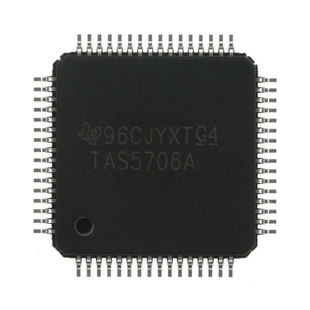 AMP AUDIO 20.6W 64TQFP PWR TAS5706APAPR线性芯片IC