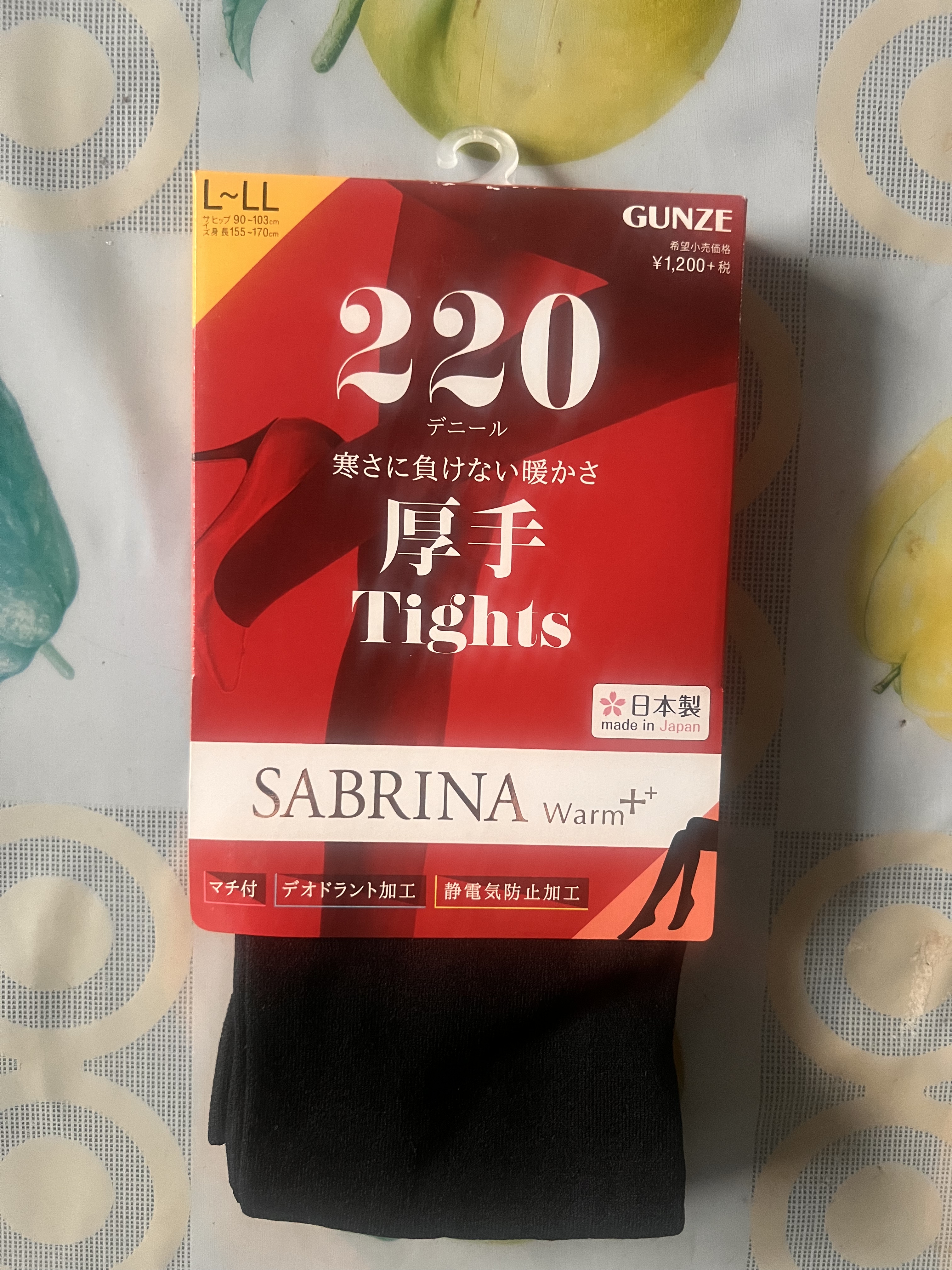 日本郡是 Sabrina warm[++] 220D 连裤袜 SB-192 保暖 在库处理价