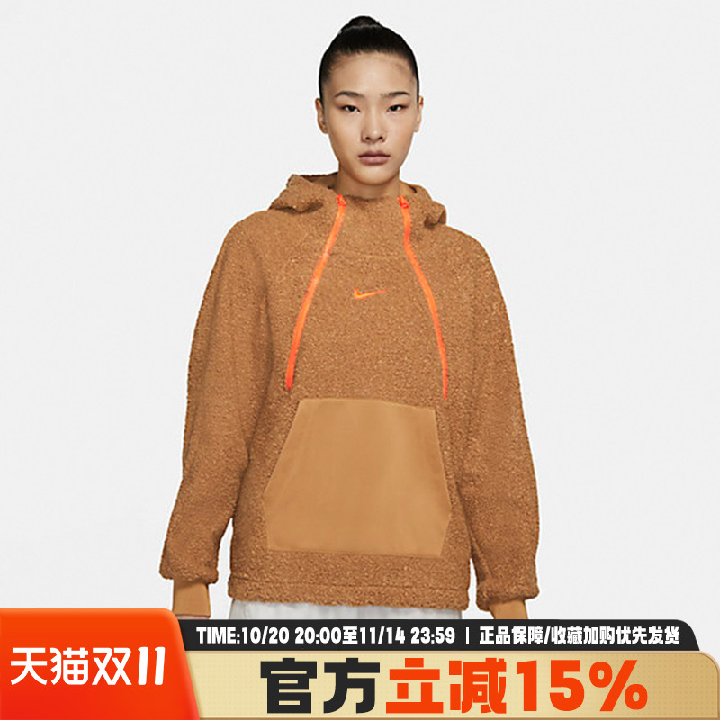 休闲卫衣耐克连帽女装