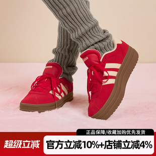 新款 复古休闲T头鞋 BOLD低帮运动板鞋 KJ6852 COURT 阿迪达斯女鞋