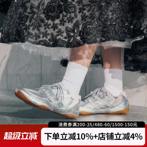 亚瑟士女鞋复古薄底舒适休闲鞋