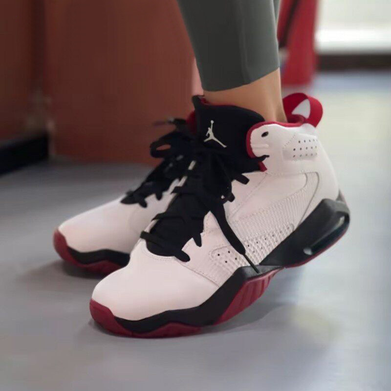 耐克女鞋新款AIR JORDAN中帮缓震篮球鞋简版实战运动鞋AR6346-106