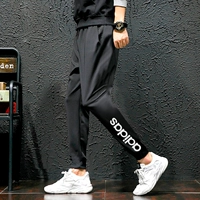 Quần skinny Adidas nam mùa thu 2019 quần ống rộng hở miệng quần thể thao EI4671 - Quần thể thao quần short nữ the thao