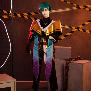 EZcosplay英雄联盟LOL心之钢男团cos厄斐琉斯cosplay服装男C服
