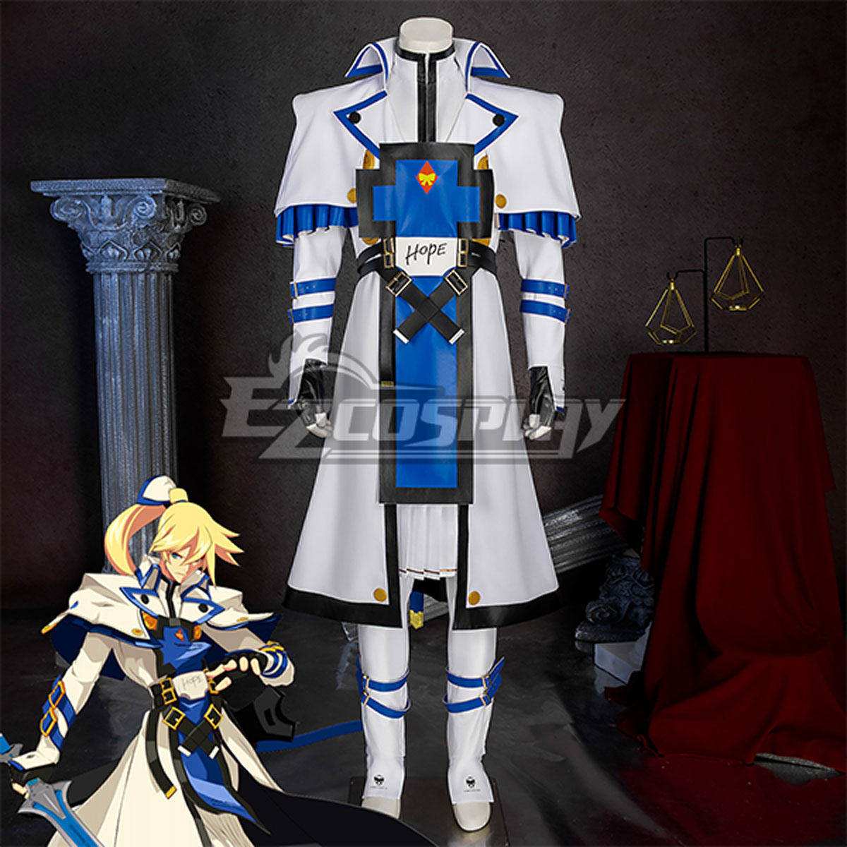 EZcosplay 罪恶装备 Xrd KY  凯·奇斯克 cos服动漫服装量身定制