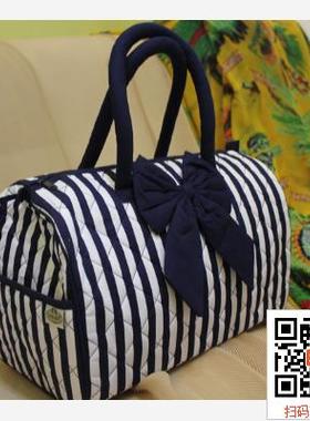 正品泰国naraya娜莱雅曼谷包 棉布花朵波士顿包 中号 NB-91