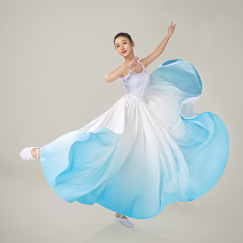 珍填思2022雪纺修身大摆裙