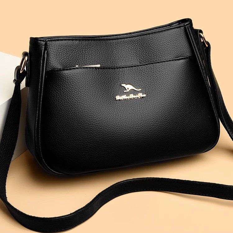 香港新款专柜正品时尚中年女士斜挎包真皮送妈妈婆婆大容量单肩包