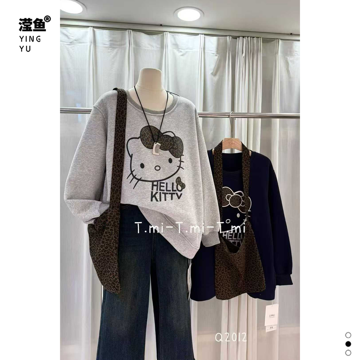 TMIQ2012大码卡通印花长袖T恤