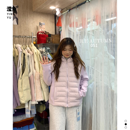 HE051轻羽绒服胖妹妹女