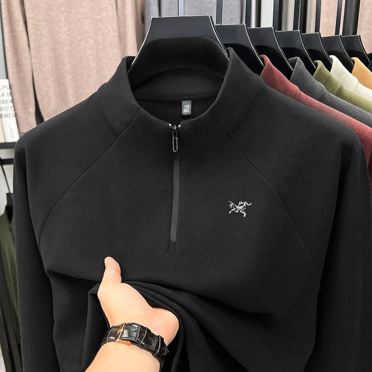 男士户外运动德绒打底卫衣