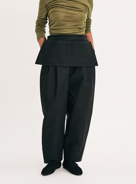 VERSELET短诗2025冬秋冬新款Ruth长绒棉长裤可拆卸工具袋气球裤