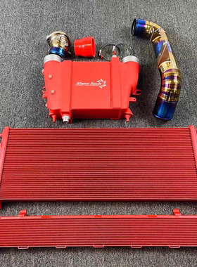 SnowTech加大中冷水箱波箱冷涡轮管适配新款W177奔驰CLA/A45S GLA