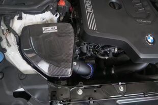 EDDY涡流碳维进气风箱适配宝马3系4系G22G28G20 325Li 330i B48