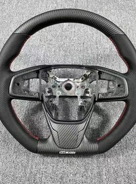 改装定制Mugen无限碳纤维方向盘CIVIC FK8 十代代思域FC1 FK7