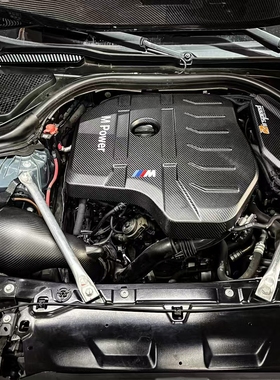 适配宝马新5系G60 G68 525 530li B48改装碳纤进气风箱发动机盖